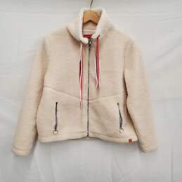 Krimson & Klover WM's100% Polyester Fleece Full Zip Ivory Jacket Size SM
