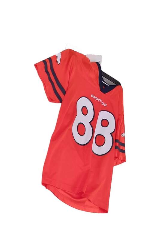 Mens Orange Denver Broncos Demaryius Thomas Apparel Jersey Size Large 12/14 image number 2