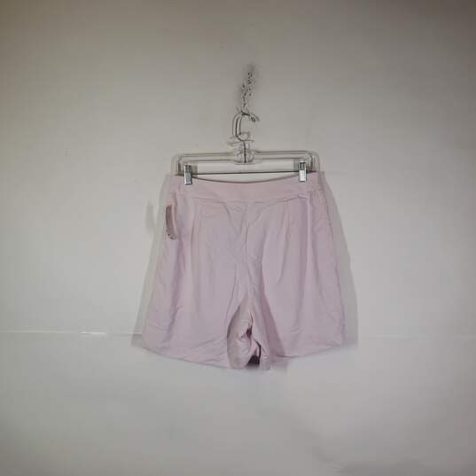 NWT Womens Pleated Front Slash Pockets Tennis Chino Shorts Size Medium image number 2
