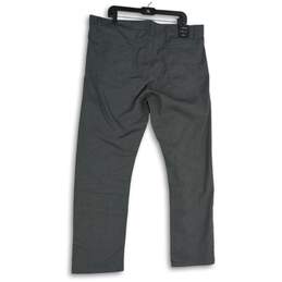 NWT Kenneth Cole New York Mens Gray Stretch Straight Leg Ankle Pants Size 38X30 alternative image