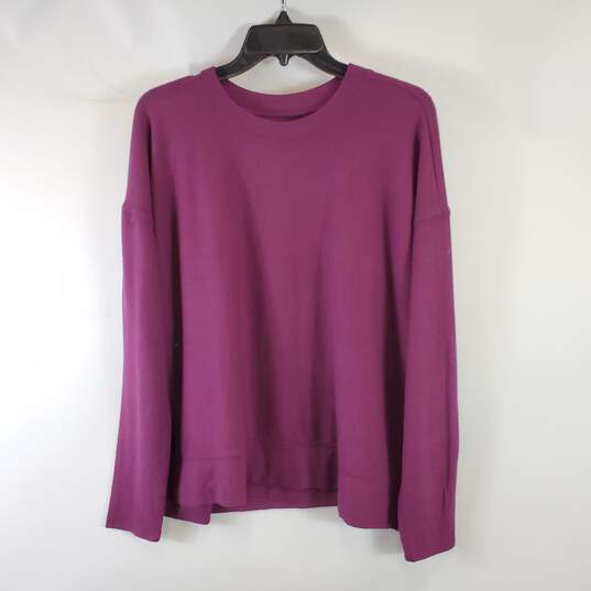 Lucky Brand Women Purple Sweater L NWT image number 1