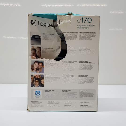Logitech C170 Webcam PC Video Camera Windows Untested For Parts/Repair image number 4