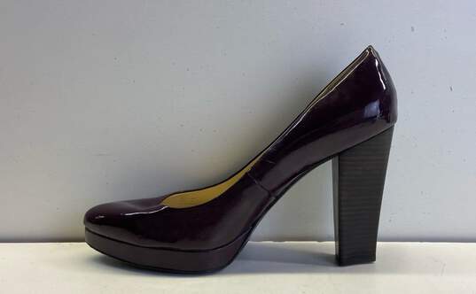 Calvin Klein Emmy Plum Platform Pump Heels Shoes Size 13 image number 2