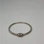 Designer Pandora 925 ALE Sterling Silver Heart Clasp Bangle Bracelet image number 3