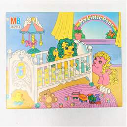 1988 VTG Milton Bradley My Little Pony Baby Nursery Ponies Puzzle Sealed