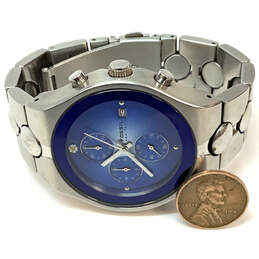Designer Fossil Arkitekt FS-2920 Silver-Tone Chronograph Analog Wristwatch alternative image