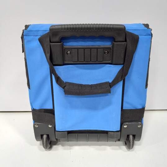 California Innovations Blue & Black Expandable Rolling Insulated Cooler Bag image number 2