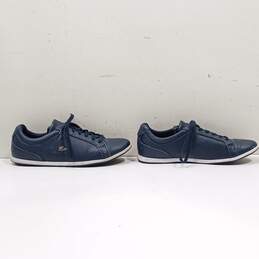 Lacoste Chaymon Women's Blue Leather Sneakers Size 6.5 alternative image