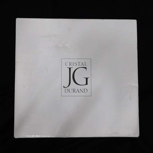 JG Durand 24% Lead Crystal Centerpiece Bowl Cathedral France IOB image number 4