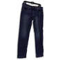 Womens Blue Denim Medium Wash Pockets Stretch Straight Leg Jeans Size 6 image number 1