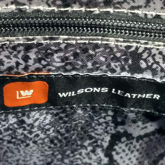 Wilsons Leather Black Leather Tote Bag image number 7