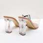 Zara Transparent Heel Sandals Beige 7.5 image number 4