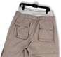 Womens Gray Drawstring Elastic Waist Pockets ACG Cargo Pants Size XL image number 4