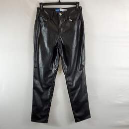 Old Navy Women Black Leather Pants Sz 2 NWT