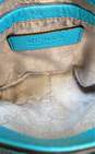 Michael Kors Leather Fulton Crossbody Turquoise image number 5