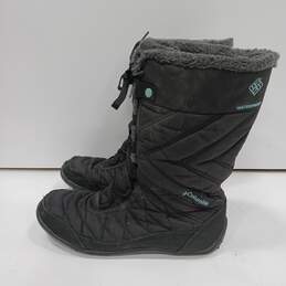 Boys Minx Mid II Black Waterproof Round Toe Faux fur Snow Boots Size 7 alternative image