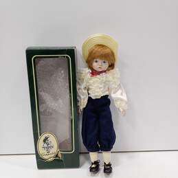 Vintage Porcelain Doll In Box