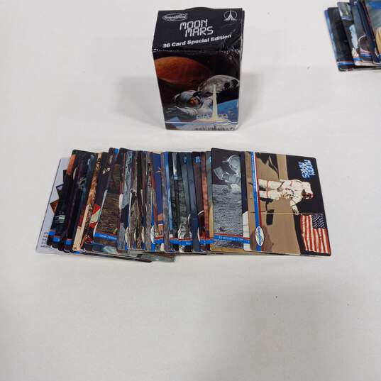 Space Shots Moon Mars Card Sets 5pc Lot image number 3