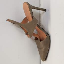 Halston Ruthie Gray/Brown Strappy Heels Women's Size 7M alternative image