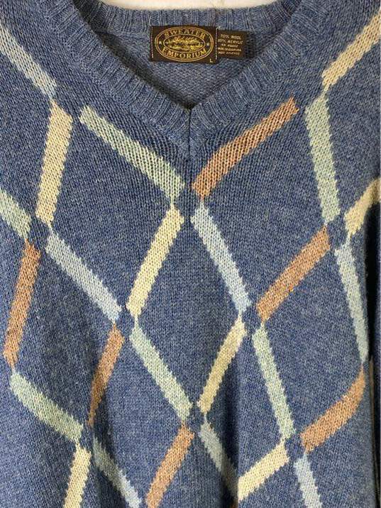 Sweater Emporium Blue Sweater - Size Large image number 4