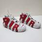 Nike Air More Uptempo White Red Sz 8 image number 1