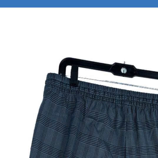 Gap Womens Gray Plaid Elastic Drawstring Waist Wide Leg Pajama Pants Sz XL Tall image number 4
