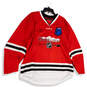 Mens Red NHL Chicago Blackhawks Jeremy Roenick #27 Hockey Jersey Size Large image number 1