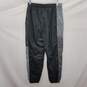 NWT WM's Peloton Black & Gray100% Nylon Track Pants Size M image number 2