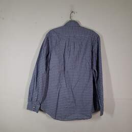 Mens Gingham Regular Fit Long Sleeve Collared Button-Up Shirt Size Large alternative image