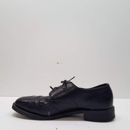 Allen Edmonds Men's Leather Black Dress Shoes 9 image number 2