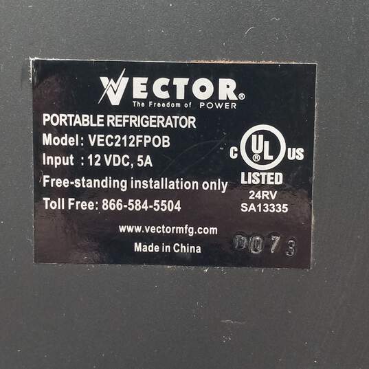 Vector Portable Refrigerator Model VEC212FPOB image number 4