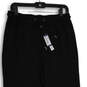 NWT Womens Black Flat Front Drawstring Skinny Leg Ankle Pants Size Medium image number 3