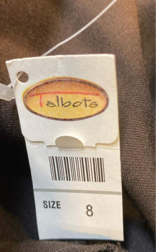 Talbots Women's Brown Pants- Sz 8 NWT image number 4