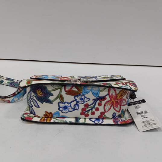 Mark Adam White Floral Purse NWT image number 5