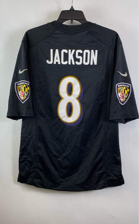 Nike NFL Ravens Black Jersey 8 - Size Medium image number 2