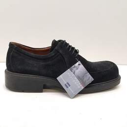 Ecco City Walker Heathrow Black Suede Shoes Men's Size 10