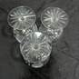 Vintage Trio of Etched Crystal Glasses image number 3