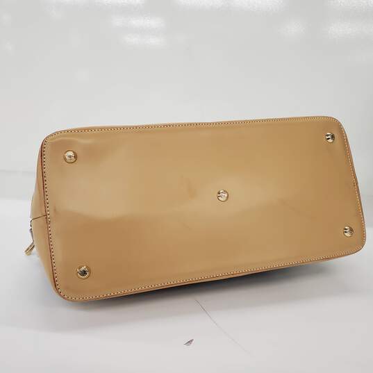 Arcadia Italy Signature Black Patent Leather Handbag image number 7