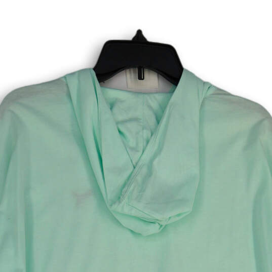 NWT Womens Teal Long Sleeve Hooded Pullover Pullover T-Shirt Size XL image number 4