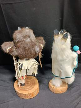 2pc Set of Navajo Handmade Kachina Dolls alternative image