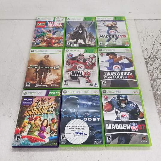 Lot of 9 Xbox 360 Video Games #5 image number 1