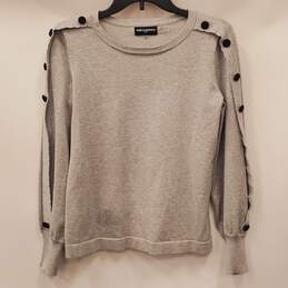 Karl Lagerfeld Women Gray Sweater XS