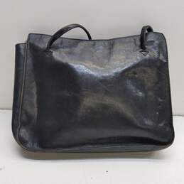 Monsac Vintage Leather Shoulder Bag Black alternative image