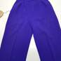 St. John purple knit trouser pants women's size 4 - flaws image number 5