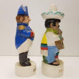 Alberta's Molds s  Set of 2  Vintage Ceramic Decanters  Napoleon /Tequila alternative image