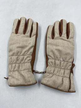 Authentic Loro Piana Beige Gloves - Size One Size