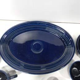 Set of 11 Assorted Homer Laughlin Fiesta Cobalt Blue Dishes alternative image