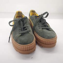 Puma Fenty By Rihanna Cleated Creeper Lace Up Suede Trainers Women's Size 8.5 alternative image