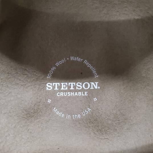 Stetson Men's Bozeman Crushable Mushroom Beige Wool Felt Hat Size Small image number 5