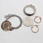 Sterling Silver Rose Gold Plated & Copper Accent Jewelry Set - 7.3g image number 7